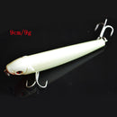 Fishing Lure Bait Kit Luminous VIB Popper Crank Minnow Pencil Glow Lures 5  FT