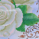 White Rose 5D Diamond Painting Embroidery DIY Cross Stitch Craft Home Decor