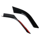 2Pcs LHD for Subaru XV Crosstrek 2018 2019 Interior Mouldings Real Carbon F E8U5