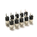 10X PJ-392 3 Pin 3.5mm Stereo Headphone Audio Video Jack Socket  Plug With Nut3C