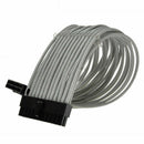 New 30cm 24Pin Power Adapter Extension Cord Computer Gray dg FSZ