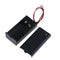 9V Volt PP3 battery holder box dc case w/ wire lead on/off switch cover  JR