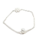 New Fashion Charm Women Girl Snowflake Shape Bangle Wrap Chain Bracelet MO