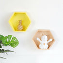 Nordic Style Storage Racks Hexagonal Wall Shelf Diy Storage Racks Organizat C4N8