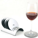 6Pcs/Set Stainless Steel Pad Non-Heat Water Coaster Placemats Potholder Pad