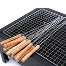 12PCS Barbecue Skewers With Wooded Handle Kabob