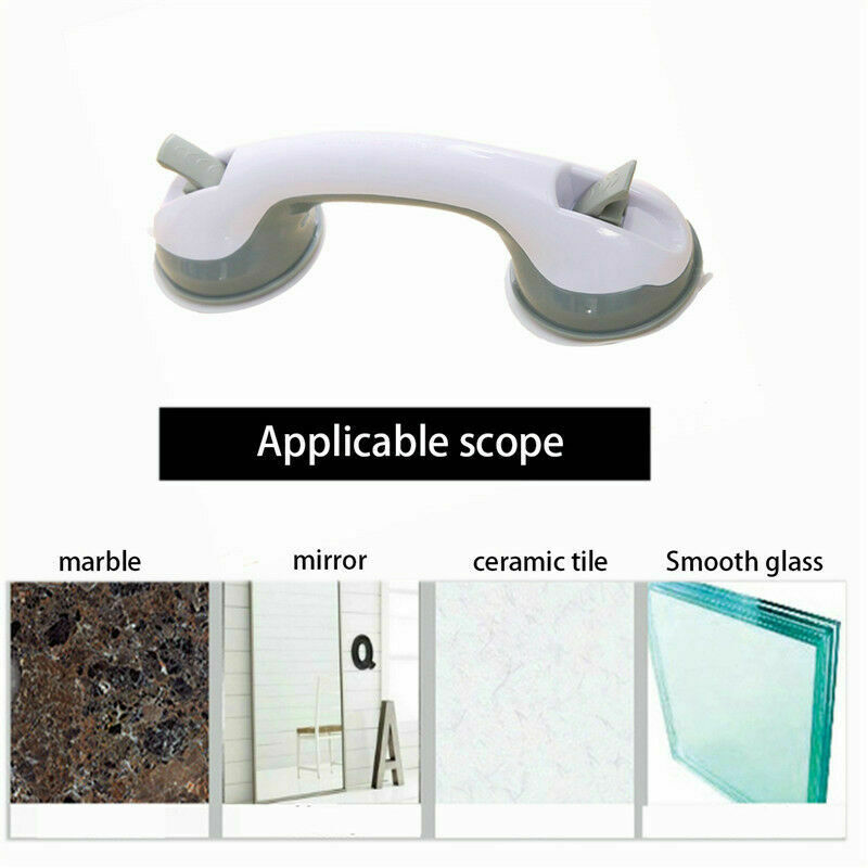 Bathroom Shower Tub Room Super Grip Suction Cup Safety Bar Grab Handrail. Y5K8