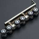 1 Pair/Set Cold Rolled Steel Sliding Wooden Door Closet Hardware Kit Door W I5A9