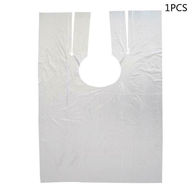1pc Disposable Haircut Apron Home Hair Dyeing Hair Dye Shawl