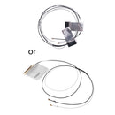 1 Pair Universal Laptop Mini PCI-E Wireless Wifi Internal Antenna Black+White