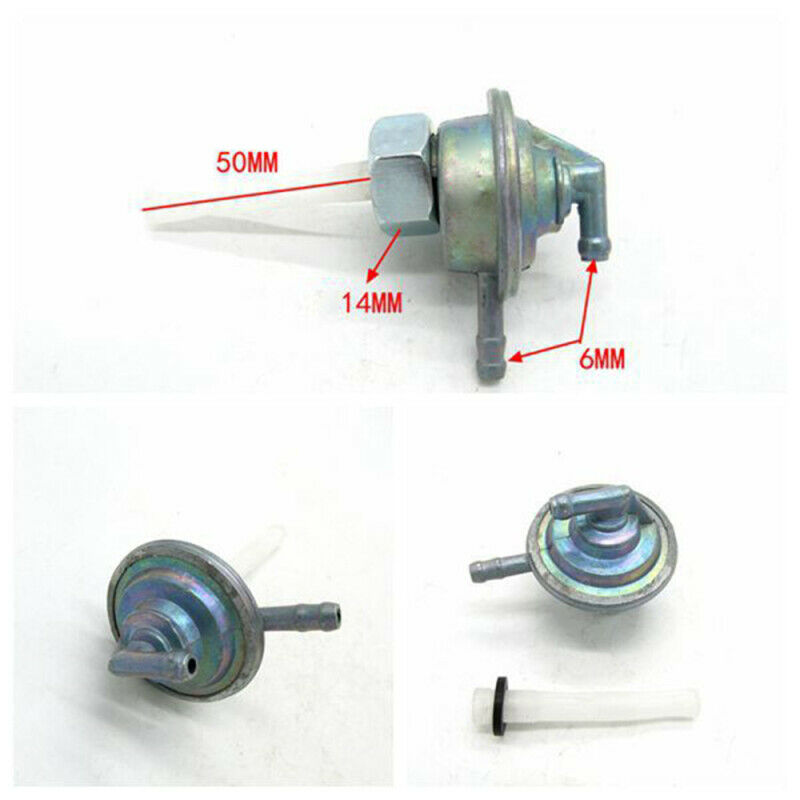 1 x Gas Fuel Switch Pump Valve Petcock for GY6 50cc 150cc Go Kart ATVs New BRH