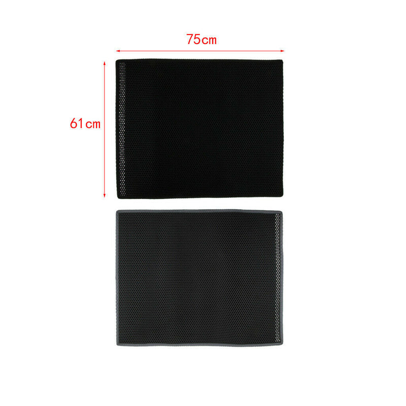 Cat Anti-Tracking Litter Mat Pad Cat Feeding Mat Floor Protection Gray