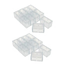 20pcs Clear Chair Leg Floor Protectors Chair Leg Cups Hardware
