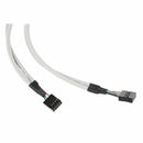 Dual Motherboard 9Pin Header to 4Port USB 2.0 Female Cable PCI Bracket