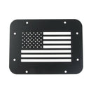 Black Steel Tailgate Vent-Plate Cover for 2007-2018 Jeep Wrangler Jk & Unli