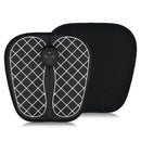 2 Pcs Electric Foot Massage Mat Feet Muscle Massager Pad Battery Powered