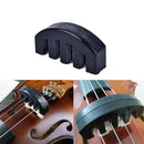 1Pc Violin Practice Mute Heavy Black Rubber Violin Silencer Acoustic Electr .ES