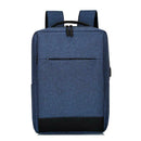 Oxford Cloth Notebook Backpack USB Charging 15.6 inch Laptop Bag (Blue) A