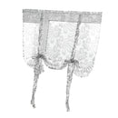 Beauty Floral Tie Up Roman Curtain Shade Small Window Voile Drape Sheer