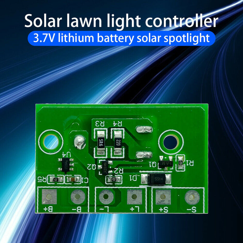 Solar Lamp Controller 3.7V Solar Lantern Control Circuit Board with Switch A