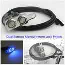 Motorcycle Handlebar On Off Switch Waterproof For Headlight Fog Spot Light 12V