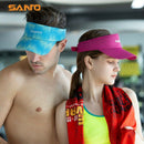 Santo Women Men Outdoor Running Empty Top Hat Sport Marathon Visor Cap Ultr