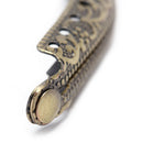 1X 8.5cm Retro Flower  Handbag Handle Metal Frame Kiss Clasp Lock Purse Frame3c