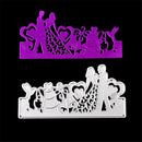 Wedding Couple Embossing Metal Cutting Dies Stencils Scrapbooking Folder JR FT