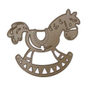 Wood Horse Cutting Die DIY Metal Stencil Scrapbook Craft Embossing Decor