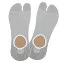 2 Pairs Male Cotton Split 2 Toe Flip-Flops Socks  Tabi Socks Sports Anklets