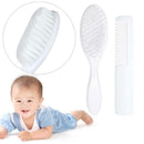 2pcs/Set Newborn Baby Hair Comb+Brush Soft Infant Head Massager Hair Care A
