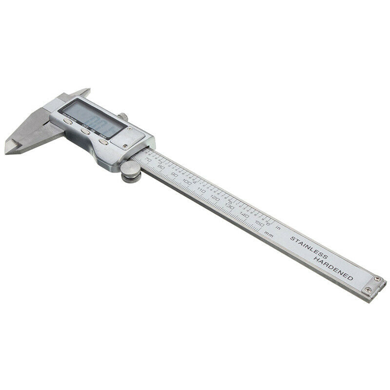 150mm / 6-inch LCD Digital Caliper Digital vernier caliper measuring gauge Q6Y9