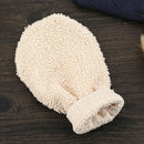 Natural Bamboo Fiber Bath Exfoliating Glove Scrubber Washcloths Bathing Glove