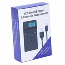 Battery charger for Sony NP-FW50,Compatible with Sony Alpha NEX-5, NEX-3, N