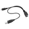 CableDeconn C0204 USB Female to USB+Micro USB Male OTG Y Cable Splitter #gib
