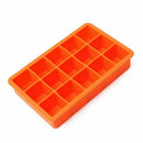 Silicone 15-Cavity Square Drink Ice Square Pudding Jelly Chocolate Mold Mou M6B5