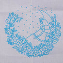 1 Set DIY Embroidery Starter Kits with Moon Fairy Pattern Handmade Embroidery