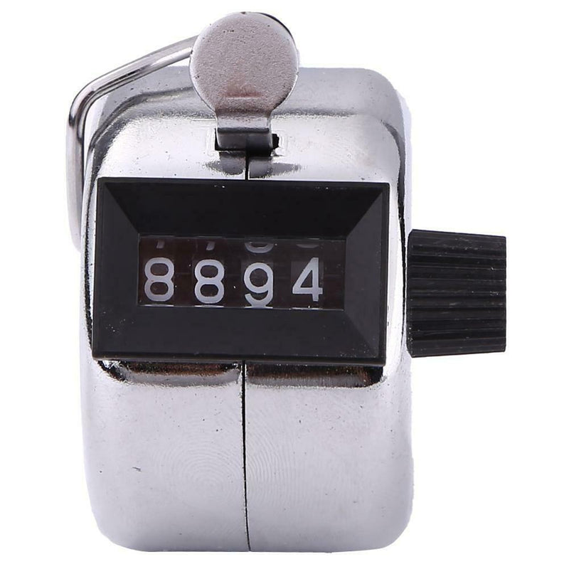 4 Digit Number Handheld Tally Counter Digital Golf Clicker Training Counter A
