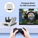 Dual Controller Charger for DualSense Charging Station with LED Indicator