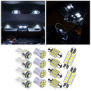 14Pcs/set LED Interior Package Kit For T10 31mm Map Dome License Plate Lights