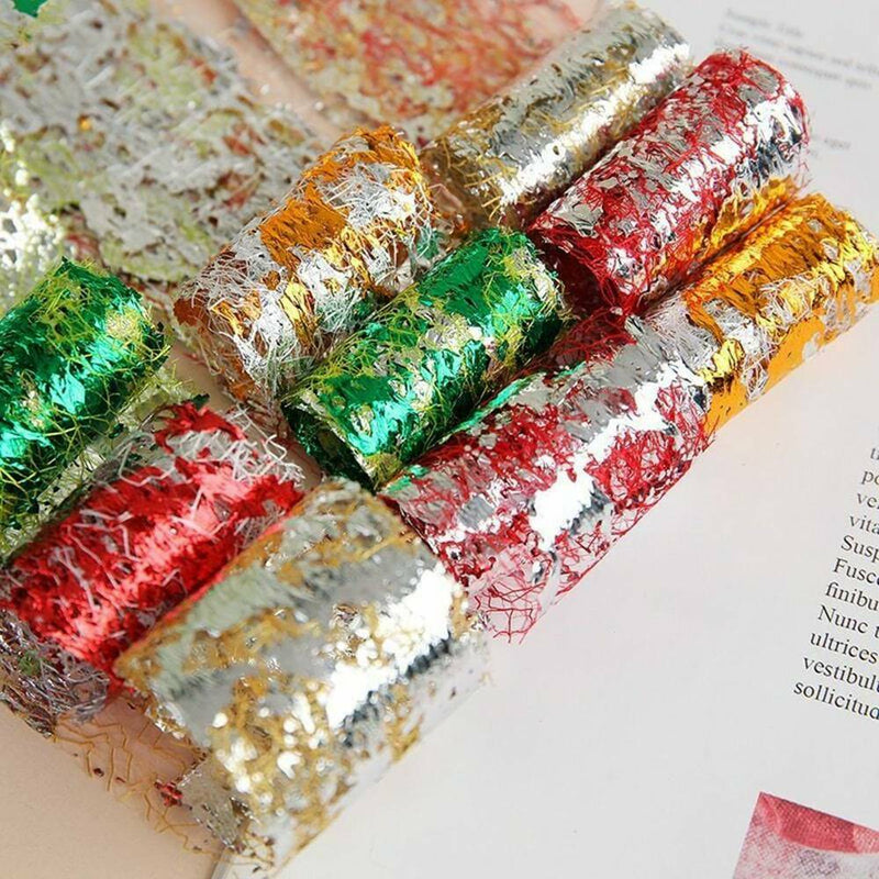 Nail Foils Lace Fragments Glitter Series Nail Art Stickers Transfer Decals Decor