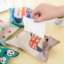 Cute Portable Tissue Towels Pumping Paper Box Travel Pouch Paper Cotton Bags JR