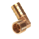 6x 1/2 BSP 16mm Elbow Male Barb Hose Tail Fitting Fuel Air Gas Hose