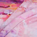 Watercolor Flower Decor Collection, Spring Flowers Wisteria Bokeh Backgroun