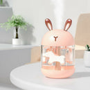 Humidifier Air Purifier Freshener Aroma Essential Oil Diffuser Elk Pink