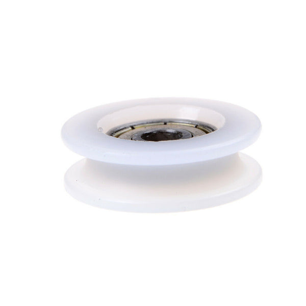 New 6*30*10mm U Groove Metal Shield Nylon Pulley Wheels Roller Ball Bearin JR
