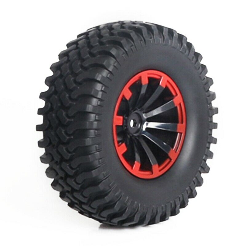 4Pcs 120Mm 1.9 Inch Rubber Rocks Tyres / Wheel Tires for 1:10 Rc Rock Crawl O1X9