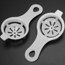 2 Pcs Kitchen Gadgets Egg Slicer Egg Separator Egg Strainer Egg Yolk Slicer J2X6
