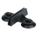 5x Black Plastic Divider Sheet Holder Suction Cups for Aquarium Fish Tank
