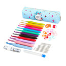 Knitting Needles Set, Crochet Hook Kit with Case, Crochet Hooks, Safety Pins,